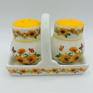 Sunflower Salt and Pepper Shakers